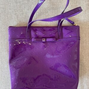 Kate Spade Glossy Purple Shoulder Bag